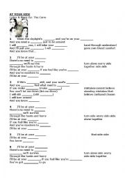 English Worksheet: AT YOUR SIDE- THE CORRS