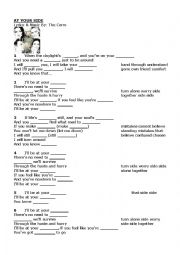 English worksheet: AT YOUR SIDE- THE CORRS