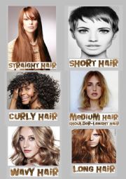 English Worksheet: Hair2