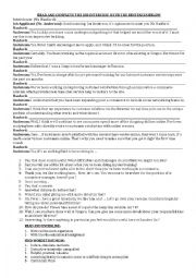 English Worksheet: job interview