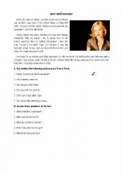 English Worksheet: Assessment test