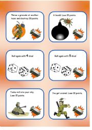 English Worksheet: Battle!