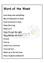 English Worksheet: Lets expand our vocabulary