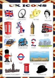 English Worksheet: United Kingdom- pictionary