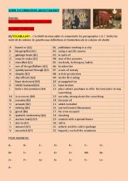 English Worksheet: Banksy (Biography + vocabulary + reading comprehension) 2 PAGES
