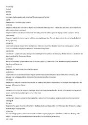 English Worksheet: Word Football Cup