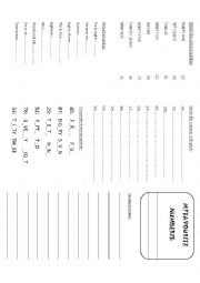 English Worksheet: The numbers 1 to 100