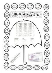 English Worksheet: weather