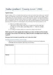 English Worksheet: 