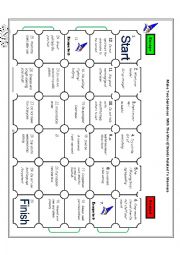 English Worksheet: Board Game On Manners