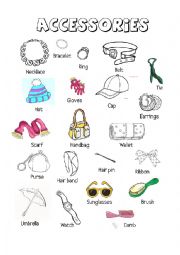 English Worksheet: Accessories