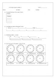 English Worksheet: Quiz