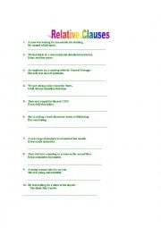 English Worksheet: Grammar for intermediate level