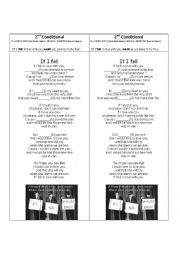English Worksheet: 2nd Conditional Song
