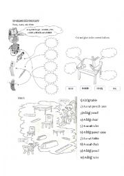 English Worksheet: Classroom objects