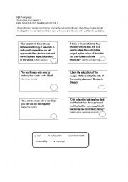 English Worksheet: goodwill ambassador