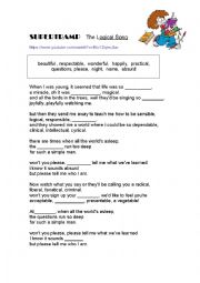 English Worksheet: The logical Song, Supertramp