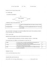 English Worksheet: the 9th form lesson plan