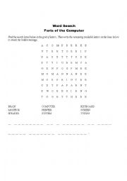 Parts of the Computer Word Search
