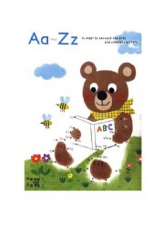 English Worksheet: alphabet a-z