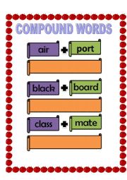 English Worksheet: compound words