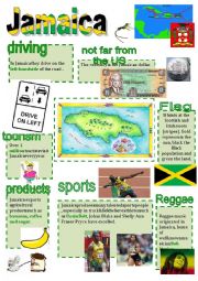 English Worksheet: Jamaica facts 2