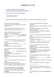 English Worksheet: Look up