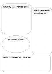English Worksheet: Character Description
