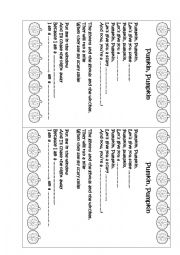 English Worksheet: Pumpkin, Pumpkin song