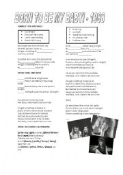 English Worksheet: PASSIVE VOICE - BON JOVI 