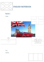 English Worksheet: English Notebook first page