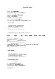 English Worksheet: Viva La Vida by Coldplay Worksheet