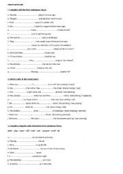 English Worksheet: worksheet