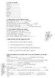 English Worksheet: term homework