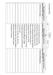 English Worksheet: Three Tenses in English