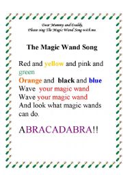 Magic wand song