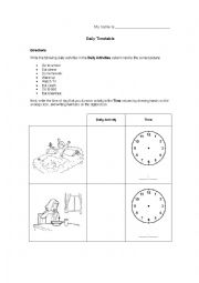 Daily Timetable