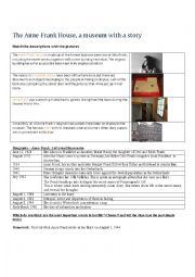 English Worksheet: Anne Frank