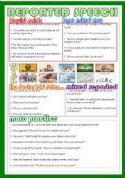 English Worksheet: Reported Speech