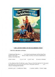 The adventures of Huckleberry Finn story book