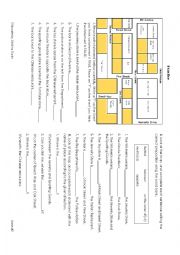 English Worksheet: Practice of giving and folowing directions