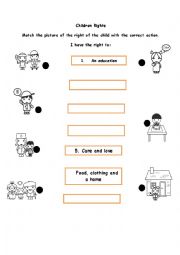 English Worksheet: Children Rights