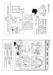 English Worksheet: FAMILY MEMBERS AND FEELINGS