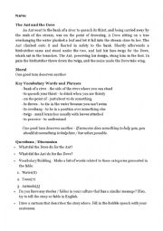 English Worksheet: AESOPS FABLES