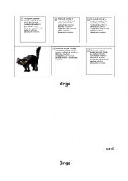 English Worksheet: Brown Bear Bingo