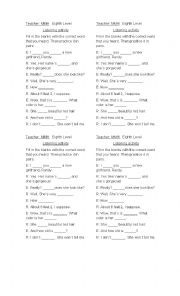 English Worksheet: Physical Appearance