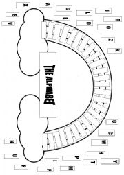 English Worksheet: ALPHABET RAINBOW