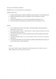 EAL Lesson Plan