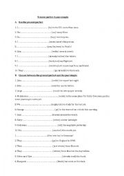 English Worksheet: Present Perfect exercises