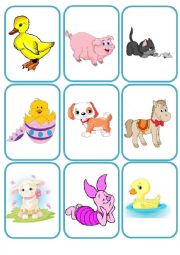 Farm animals - flashcards part 2